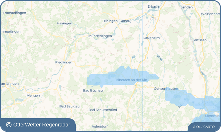 OtterWetter Regenradar-Widget Attenweiler