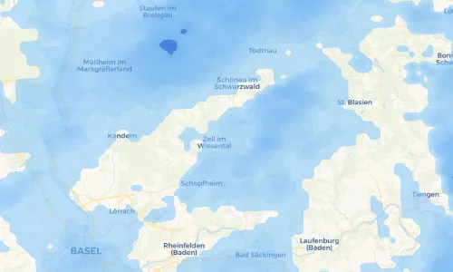 Regenradar Vorschaubild - Aktuelle Niederschläge in Atzenbach und Umgebung