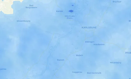 Regenradar-Vorschau: aktuelle Niederschläge in Au am Rhein und Umgebung