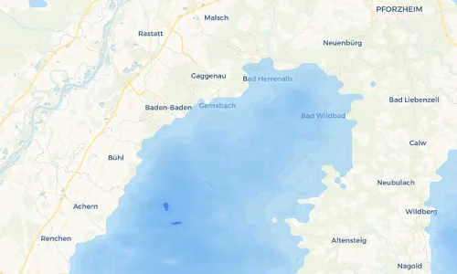 Regenradar Vorschaubild - Aktuelle Niederschläge in Au im Murgtal und Umgebung