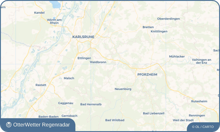 OtterWetter Regenradar-Widget Auerbach