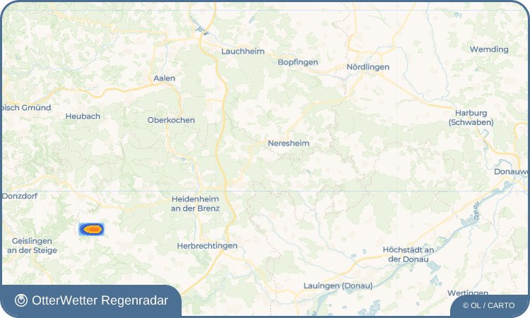 OtterWetter Regenradar-Widget Auernheim