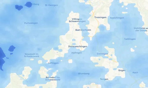 Regenradar Vorschaubild - Aktuelle Niederschläge in Aufen und Umgebung