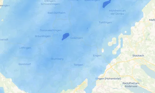 Regenradar Vorschaubild - Aktuelle Niederschläge in Aulfingen und Umgebung