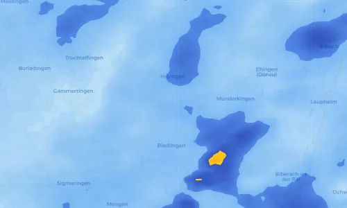 Regenradar Vorschaubild - Aktuelle Niederschläge in Baach und Umgebung