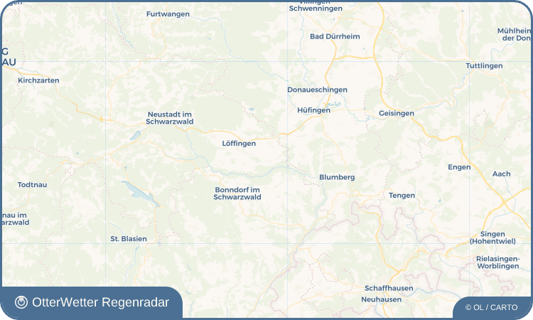 OtterWetter Regenradar-Widget Bachheim