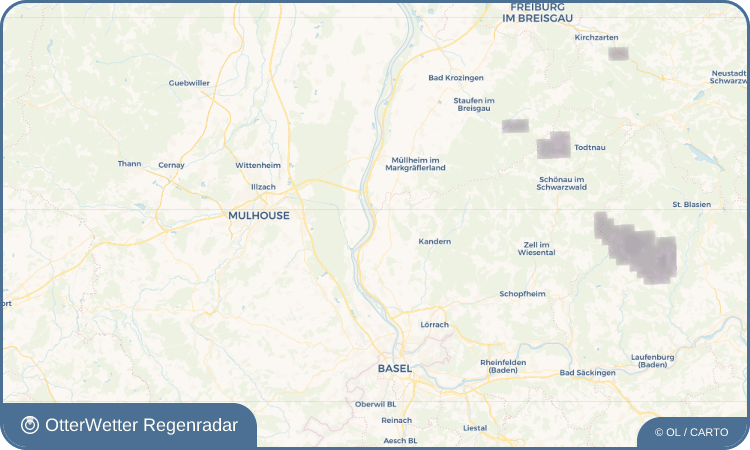 OtterWetter Regenradar-Widget Bad Bellingen