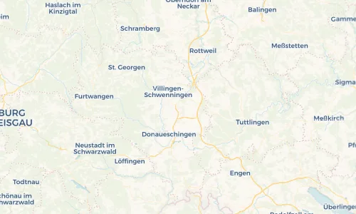 Regenradar Vorschaubild - Aktuelle Niederschläge in Bad Dürrheim und Umgebung