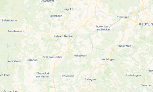 Regenradar Vorschaubild - Aktuelle Niederschläge in Bad Imnau und Umgebung