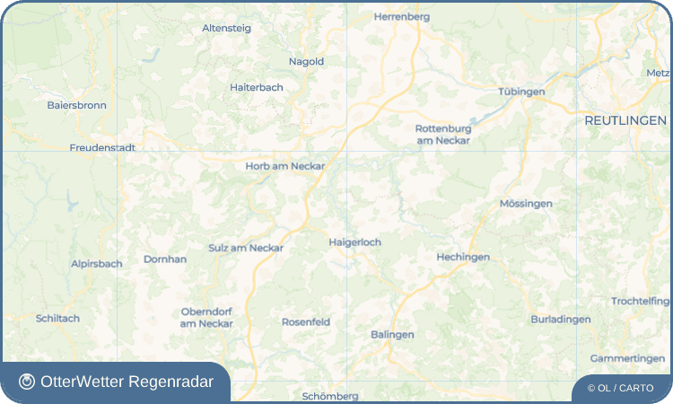 OtterWetter Regenradar-Widget Bad Imnau