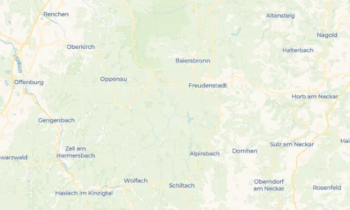 Regenradar Vorschaubild - Aktuelle Niederschläge in Bad Rippoldsau und Umgebung