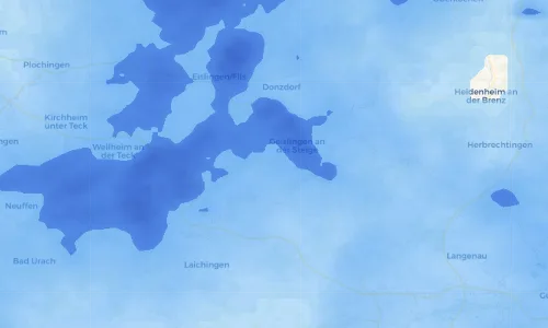 Regenradar Vorschaubild - Aktuelle Niederschläge in Bad Überkingen und Umgebung