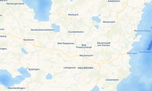 Regenradar Vorschaubild - Aktuelle Niederschläge in Bad Wimpfen und Umgebung