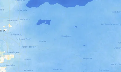 Regenradar Vorschaubild - Aktuelle Niederschläge in Badisch Igelsbach und Umgebung