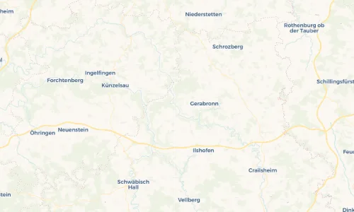 Regenradar Vorschaubild - Aktuelle Niederschläge in Bächlingen und Umgebung