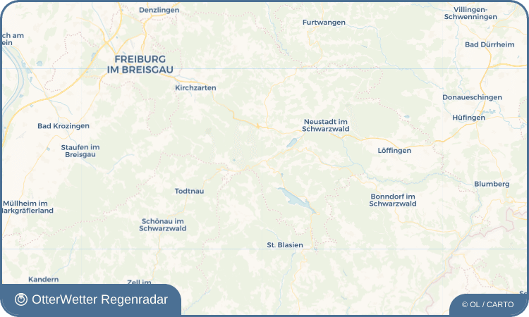 Widget-Vorschau für Bärental Wetter-Widget-Vorschau mit Vorhersagedaten für Bärental