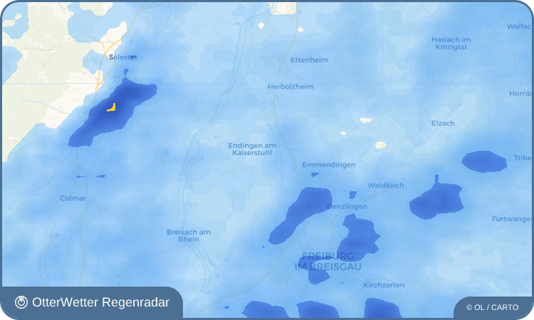 OtterWetter Regenradar-Widget Bahlingen am Kaiserstuhl