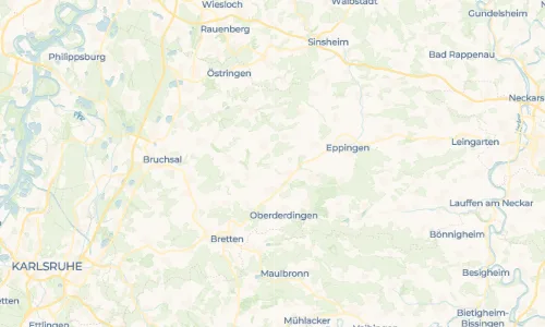 Regenradar Vorschaubild - Aktuelle Niederschläge in Bahnbrücken und Umgebung