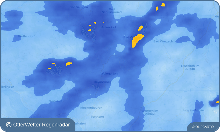 OtterWetter Regenradar-Widget Baienfurt