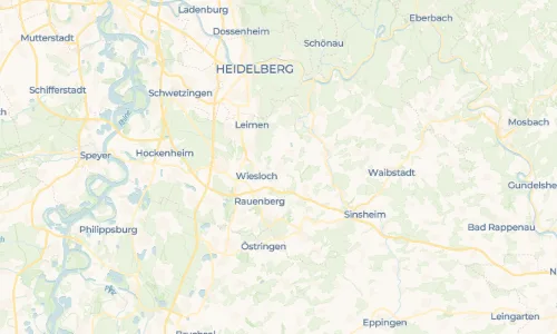 Regenradar Vorschaubild - Aktuelle Niederschläge in Baiertal und Umgebung
