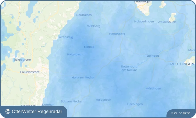 Widget-Vorschau für Baisingen Wetter-Widget-Vorschau mit Vorhersagedaten für Baisingen