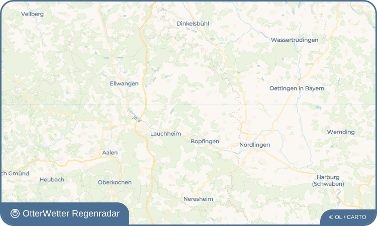OtterWetter Regenradar-Widget Baldern