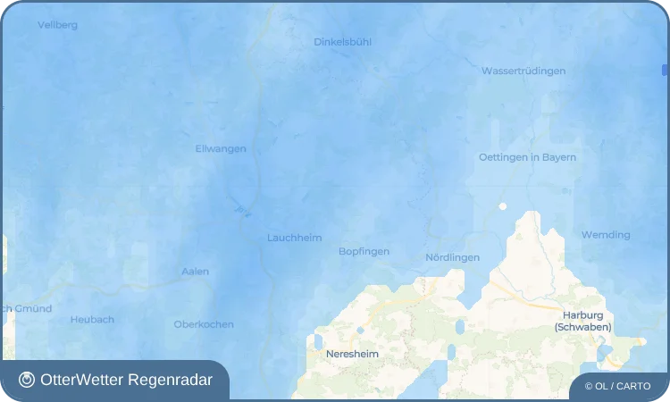 Widget-Vorschau für Baldern Wetter-Widget-Vorschau mit Vorhersagedaten für Baldern