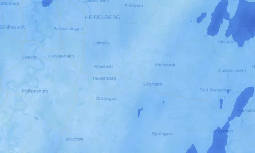 Regenradar Balzfeld: aktuelle Niederschläge in Balzfeld und Umgebung, Stand 19. Oktober 2026 um 9:00 Uhr
