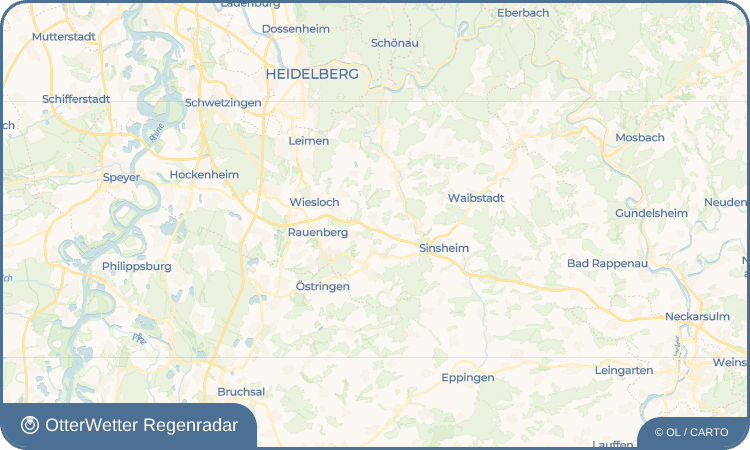 OtterWetter Regenradar-Widget Balzfeld