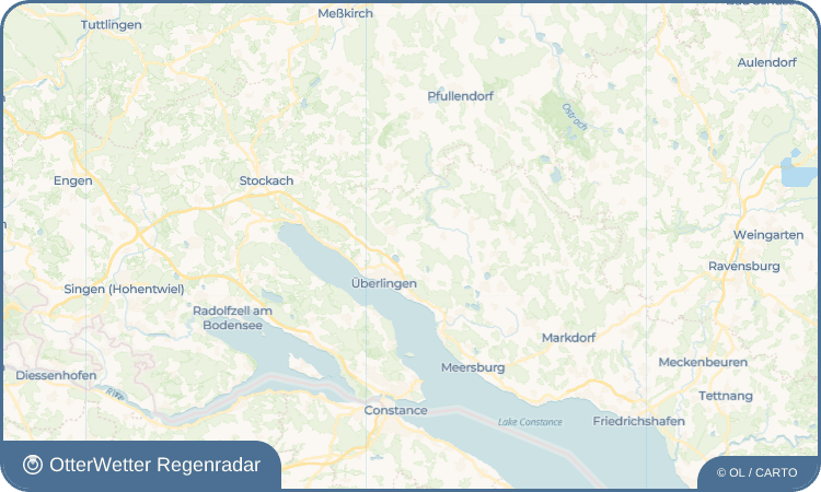 OtterWetter Regenradar-Widget Bambergen