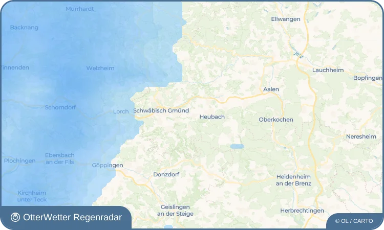 Widget-Vorschau für Bargau Wetter-Widget-Vorschau mit Vorhersagedaten für Bargau