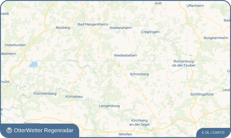 OtterWetter Regenradar-Widget Bartenstein