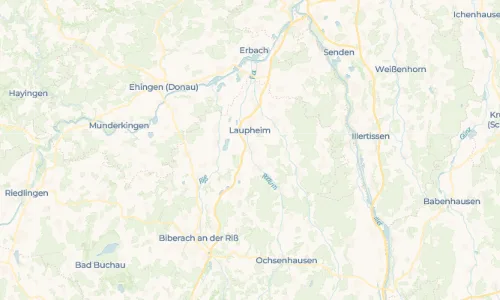 Regenradar Vorschaubild - Aktuelle Niederschläge in Baustetten und Umgebung