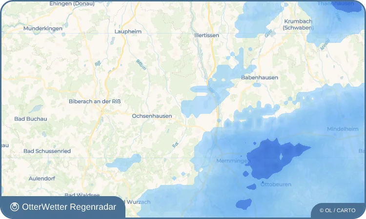 Widget-Vorschau für Bechtenrot Wetter-Widget-Vorschau mit Vorhersagedaten für Bechtenrot