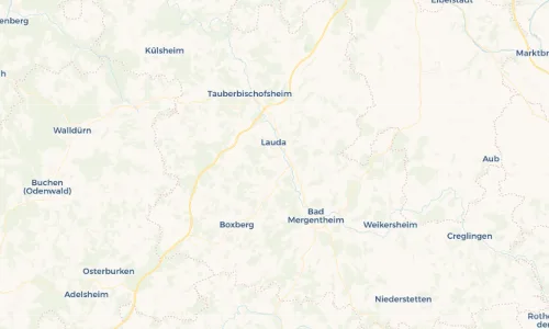 Regenradar Vorschaubild - Aktuelle Niederschläge in Beckstein und Umgebung