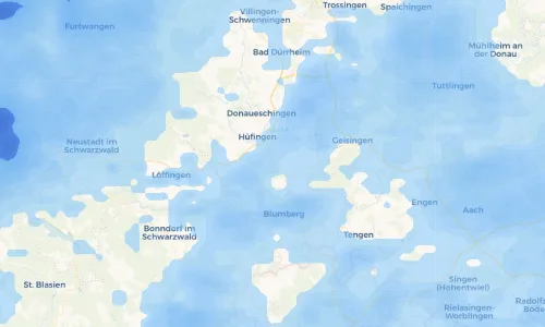 Regenradar Vorschaubild - Aktuelle Niederschläge in Behla und Umgebung