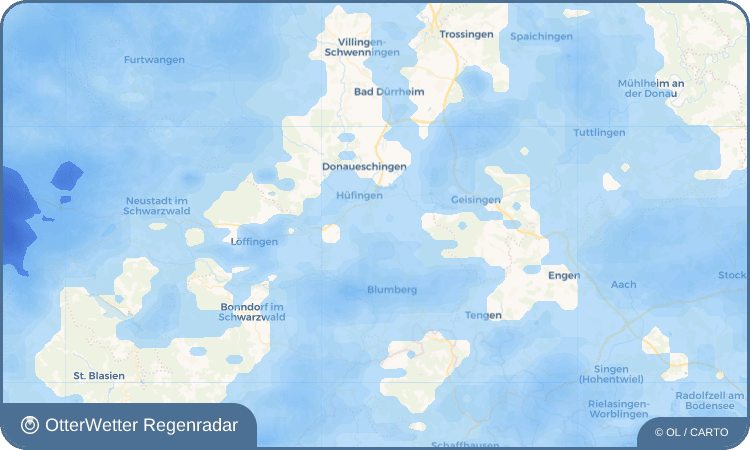 Wetter-Widget-Vorschau mit Vorhersagedaten für Behla