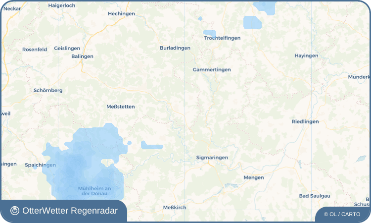 Wetter-Widget-Vorschau mit Vorhersagedaten für Benzingen