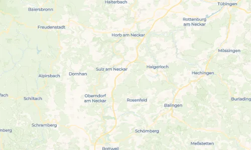 Regenradar Vorschaubild - Aktuelle Niederschläge in Bergfelden und Umgebung