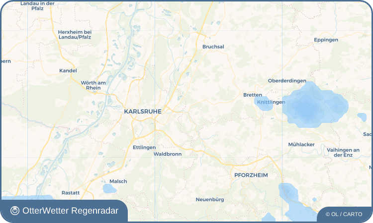 Widget-Vorschau für Berghausen Wetter-Widget-Vorschau mit Vorhersagedaten für Berghausen