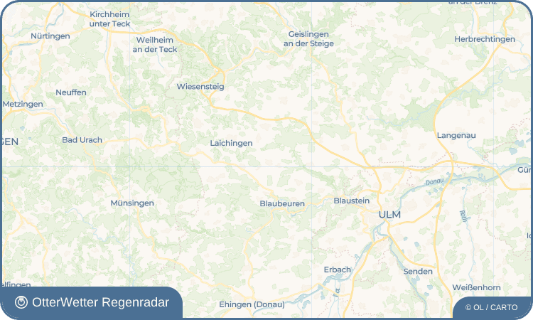 OtterWetter Regenradar-Widget Berghülen