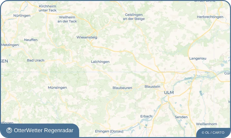 Wetter-Widget-Vorschau mit Vorhersagedaten für Berghülen