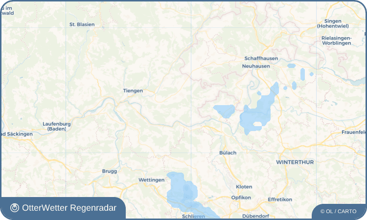 OtterWetter Regenradar-Widget Bergöschingen