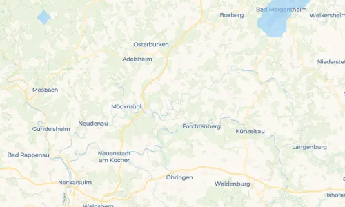 Regenradar Vorschaubild - Aktuelle Niederschläge in Berlichingen und Umgebung