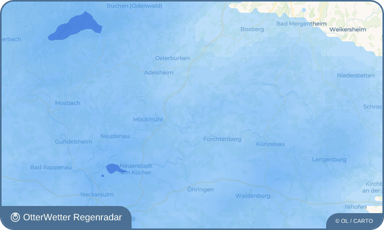 OtterWetter Regenradar-Widget Berlichingen