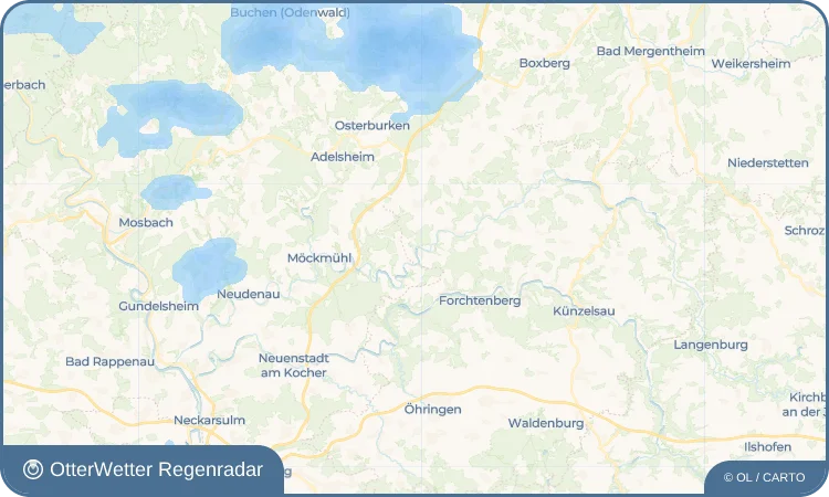 Widget-Vorschau für Berlichingen Wetter-Widget-Vorschau mit Vorhersagedaten für Berlichingen