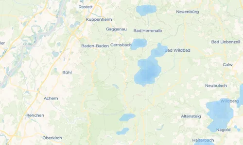 Regenradar Vorschaubild - Aktuelle Niederschläge in Bermersbach und Umgebung