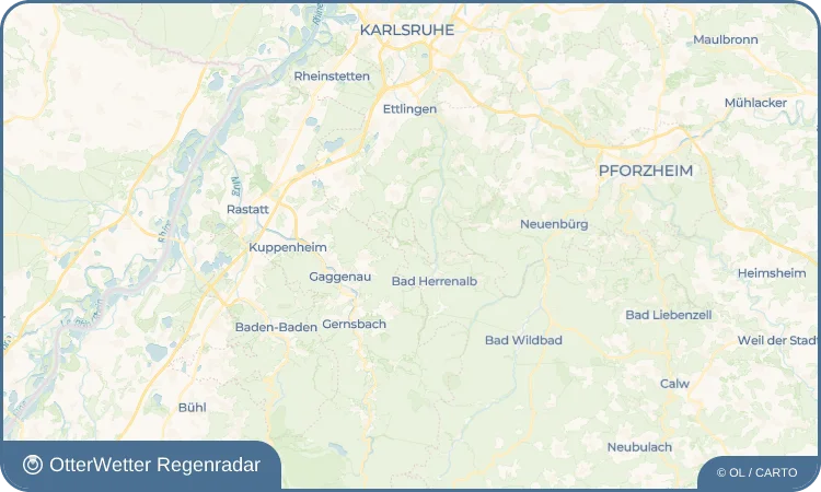 Wetter-Widget-Vorschau mit Vorhersagedaten für Bernbach