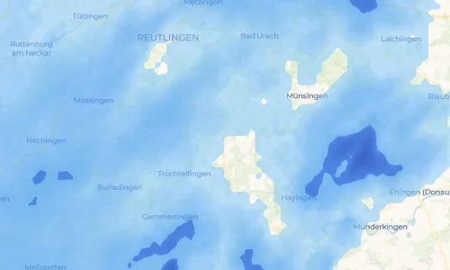 Regenradar Vorschaubild - Aktuelle Niederschläge in Bernloch und Umgebung