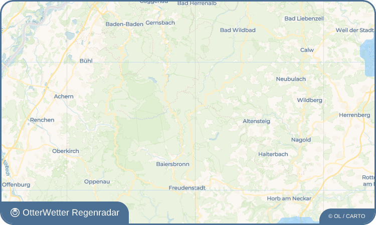OtterWetter Regenradar-Widget Besenfeld